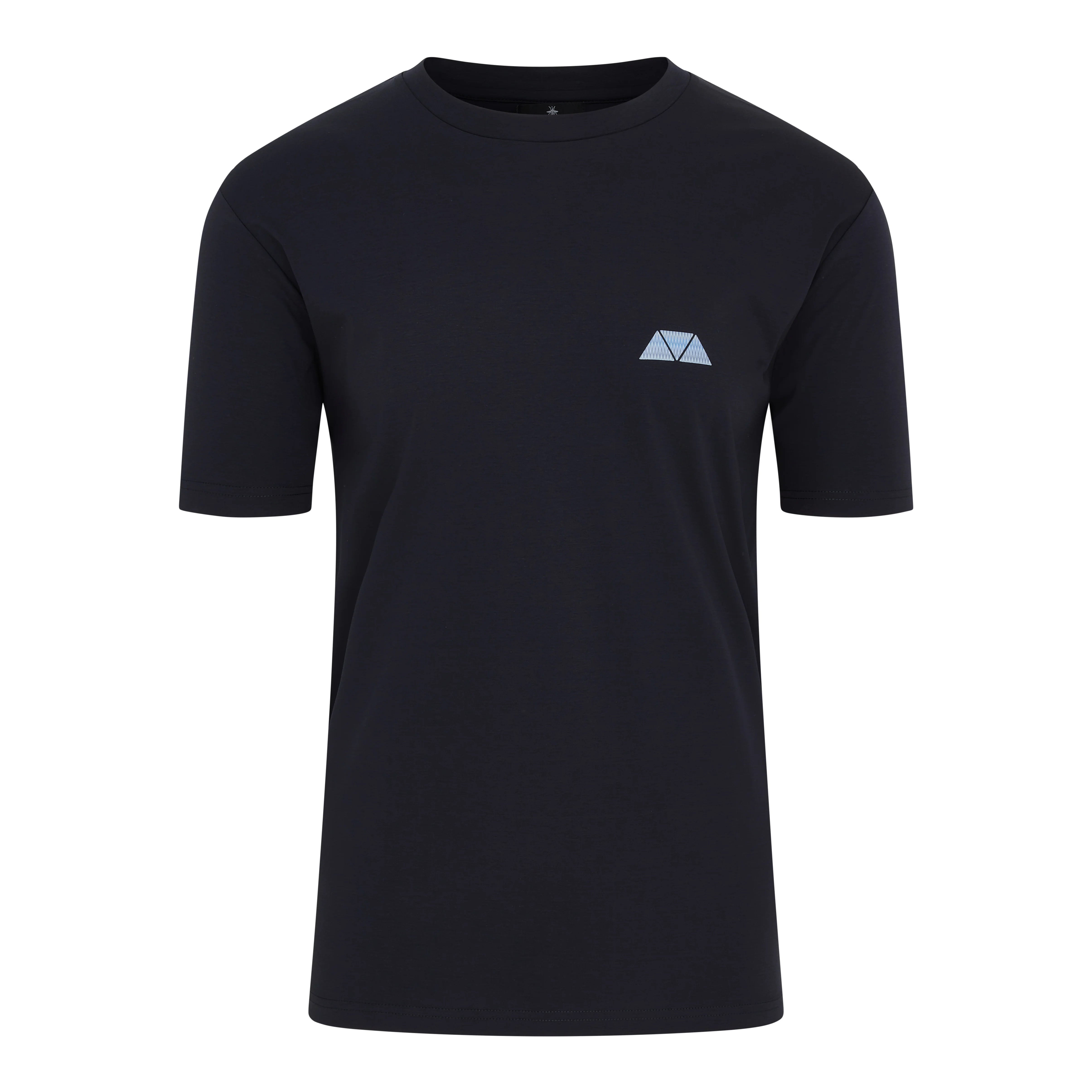 Mosquito Azure Triangle (Purple) T-Shirt - Navy